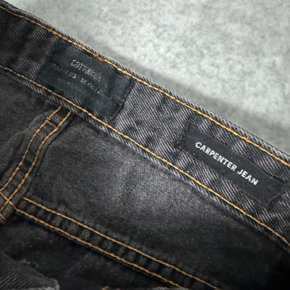 Cotton On Carpenter Jean Relaxed Straight Denim Black Womens - Size: 26x32 - Picture 6 of 11